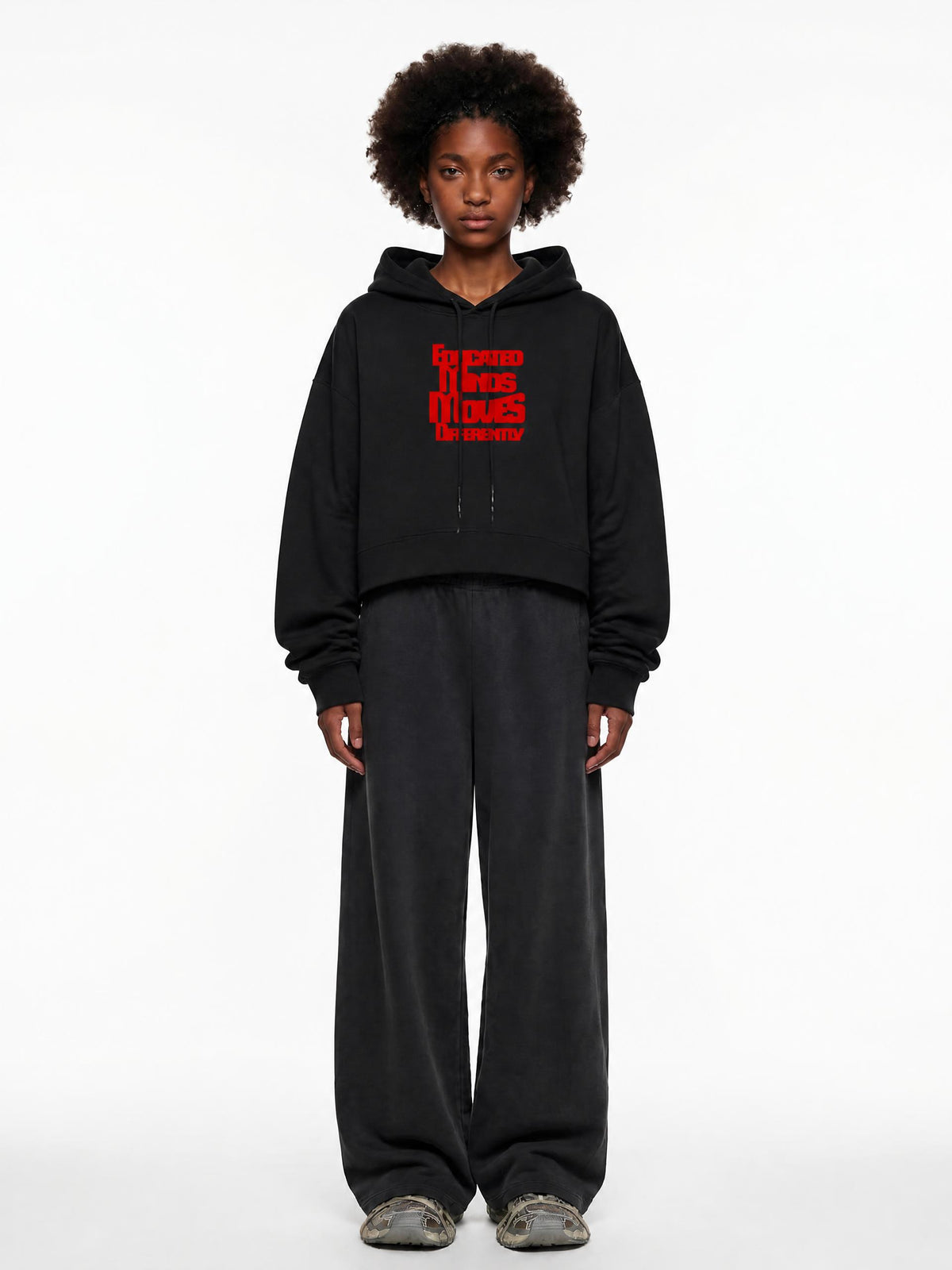 Cropped Ladies EMMD Hoodie